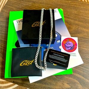 GLD shop 24” “iced out” cuban chain